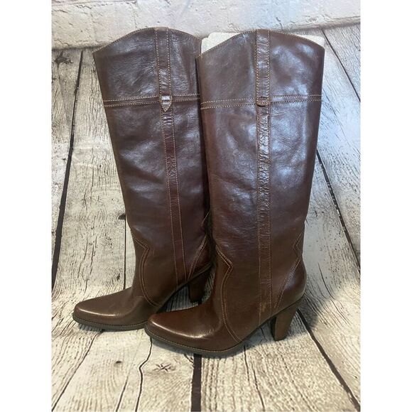 Steve Madden leather tall boots - Picture 1 of 9